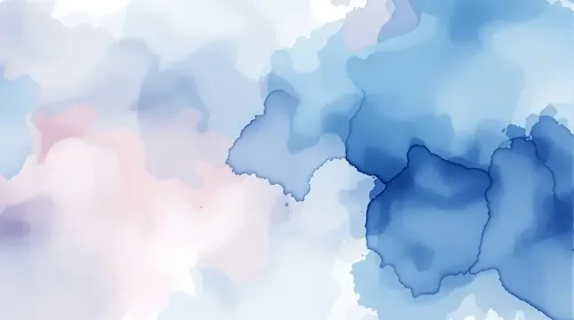水彩动画：流动的色彩与温柔